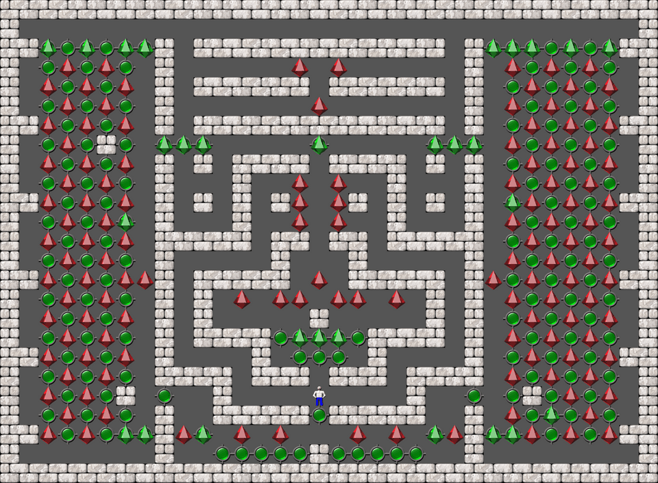 Sokoban Mass Remodel level 2302